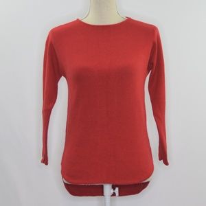 MICHAEL Michael Kors Red Sweater w/ Gold Zipper